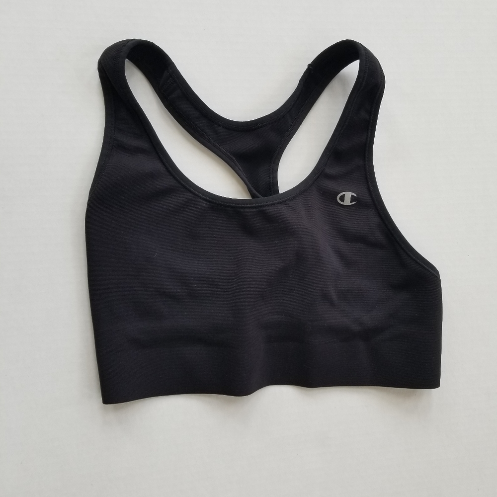 Black Champion Sports Bra | Size L